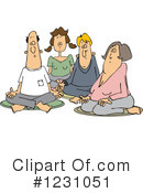 Meditating Clipart #1231051 by djart