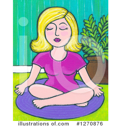 Yoga Clipart #1270876 by Maria Bell