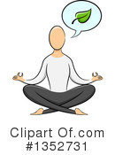 Meditating Clipart #1352731 by BNP Design Studio