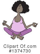 Meditating Clipart #1374730 by djart