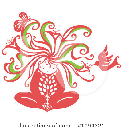 Floral Clipart #1090321 by Cherie Reve