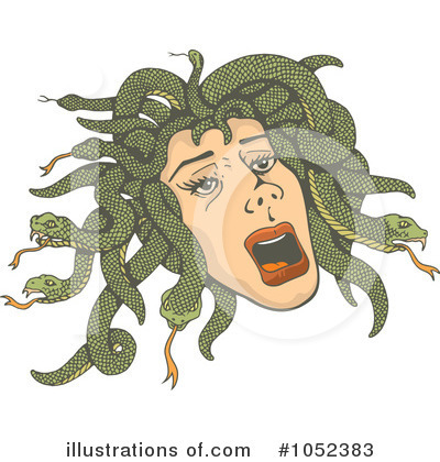 Medusa Clipart #1052383 by Any Vector