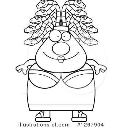 Medusa Clipart #1267904 by Cory Thoman