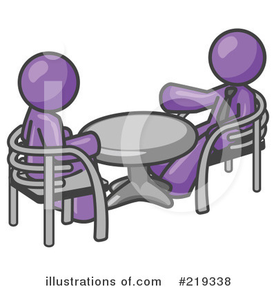 Royalty-Free (RF) Meeting Clipart Illustration by Leo Blanchette - Stock Sample #219338