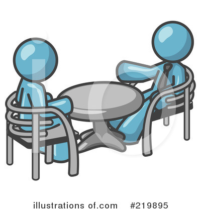 Royalty-Free (RF) Meeting Clipart Illustration by Leo Blanchette - Stock Sample #219895