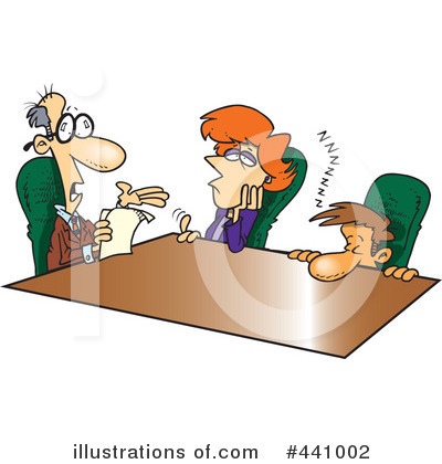 Royalty-Free (RF) Meeting Clipart Illustration by toonaday - Stock Sample #441002