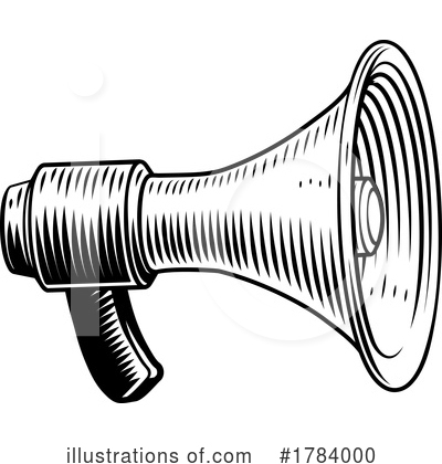 Megaphone Clipart #1784000 by AtStockIllustration