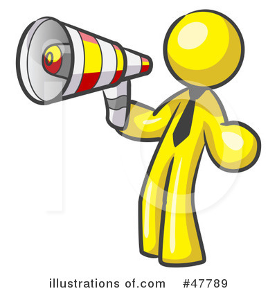 Yellow Design Mascot Clipart #47789 by Leo Blanchette