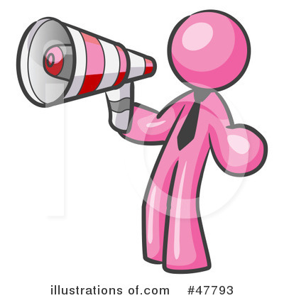 Pink Design Mascot Clipart #47793 by Leo Blanchette