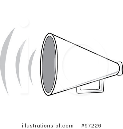 Megaphone Clipart #97226 by Pams Clipart