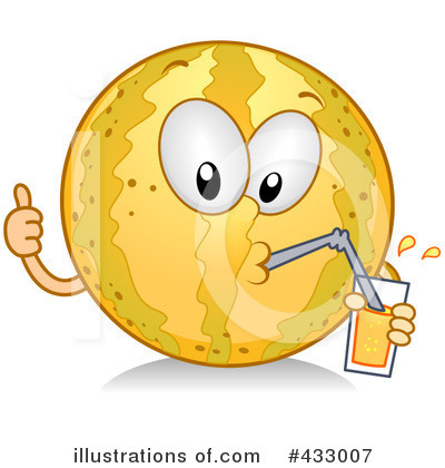 Royalty-Free (RF) Melon Clipart Illustration by BNP Design Studio - Stock Sample #433007