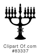 Menorah Clipart #83337 by Pams Clipart