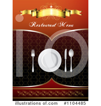 Royalty-Free (RF) Menu Clipart Illustration by merlinul - Stock Sample #1104485