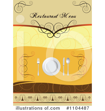 Royalty-Free (RF) Menu Clipart Illustration by merlinul - Stock Sample #1104487