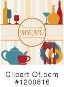 Menu Clipart #1200816 by Vector Tradition SM