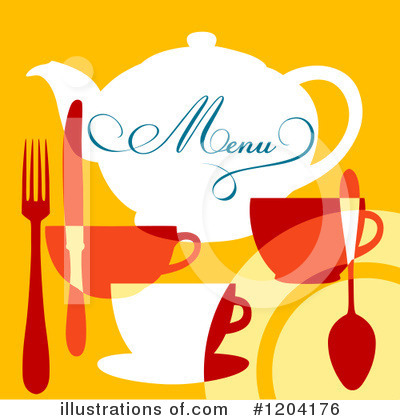 Royalty-Free (RF) Menu Clipart Illustration by Vector Tradition SM - Stock Sample #1204176