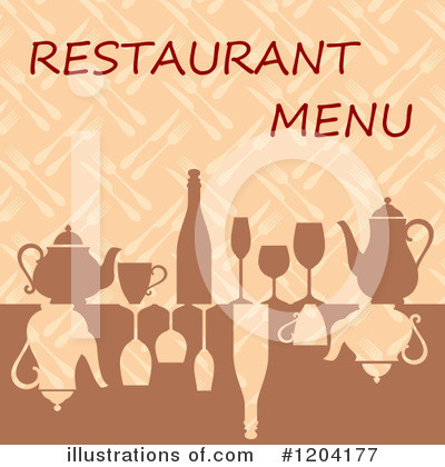 Royalty-Free (RF) Menu Clipart Illustration by Vector Tradition SM - Stock Sample #1204177