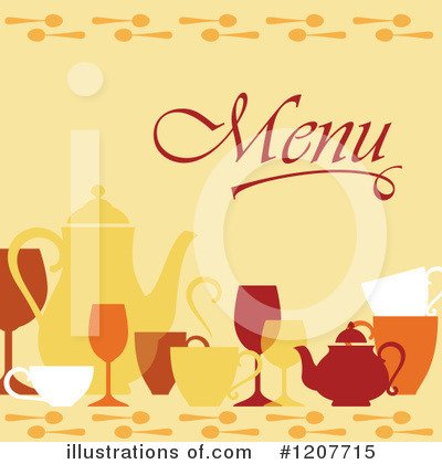 Royalty-Free (RF) Menu Clipart Illustration by Vector Tradition SM - Stock Sample #1207715