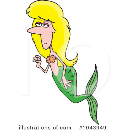 Mermaid Clipart #1043949 by toonaday