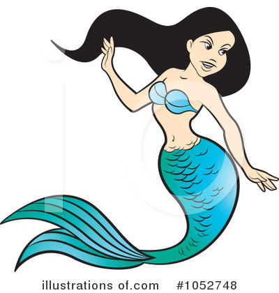 Mermaid Clipart #1052748 by Lal Perera