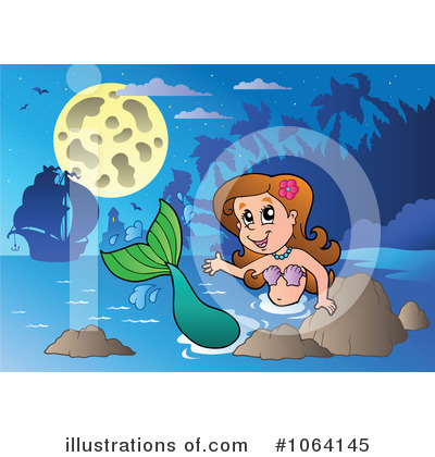 Mermaid Clipart #1064145 by visekart