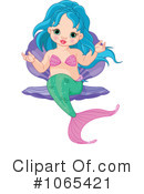 Mermaid Clipart #1065421 by Pushkin