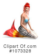 Mermaid Clipart #1073328 by Ralf61