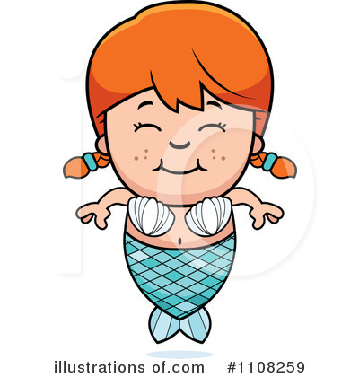 Royalty-Free (RF) Mermaid Clipart Illustration by Cory Thoman - Stock Sample #1108259
