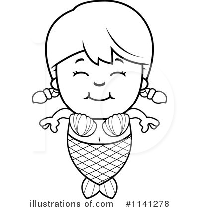 Royalty-Free (RF) Mermaid Clipart Illustration by Cory Thoman - Stock Sample #1141278