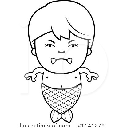 Royalty-Free (RF) Mermaid Clipart Illustration by Cory Thoman - Stock Sample #1141279