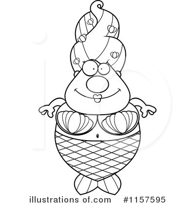 Royalty-Free (RF) Mermaid Clipart Illustration by Cory Thoman - Stock Sample #1157595