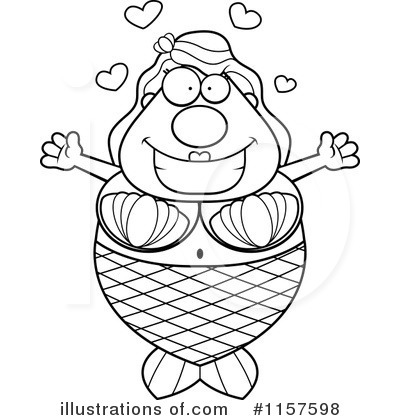Royalty-Free (RF) Mermaid Clipart Illustration by Cory Thoman - Stock Sample #1157598