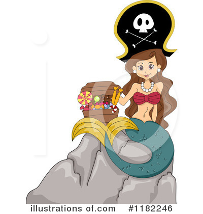 Mermaid Clipart #1182246 by BNP Design Studio