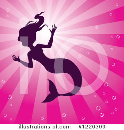 Royalty-Free (RF) Mermaid Clipart Illustration by cidepix - Stock Sample #1220309