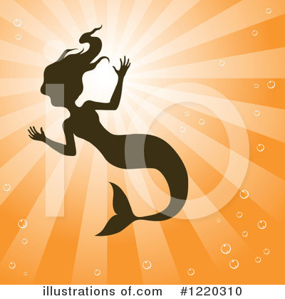 Royalty-Free (RF) Mermaid Clipart Illustration by cidepix - Stock Sample #1220310