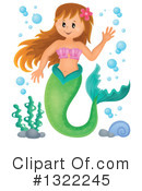 Mermaid Clipart #1322245 by visekart