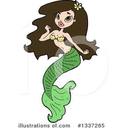 Mermaid Clipart #1337265 by lineartestpilot