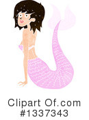 Mermaid Clipart #1337343 by lineartestpilot