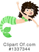 Mermaid Clipart #1337344 by lineartestpilot