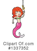 Mermaid Clipart #1337352 by lineartestpilot
