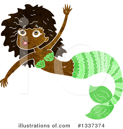 Royalty-Free (RF) Mermaid Clipart Illustration by lineartestpilot - Stock Sample #1337374