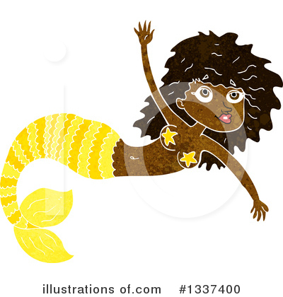Royalty-Free (RF) Mermaid Clipart Illustration by lineartestpilot - Stock Sample #1337400