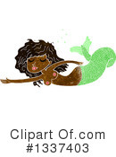 Mermaid Clipart #1337403 by lineartestpilot