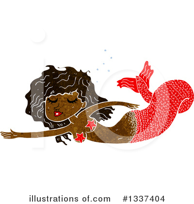 Royalty-Free (RF) Mermaid Clipart Illustration by lineartestpilot - Stock Sample #1337404