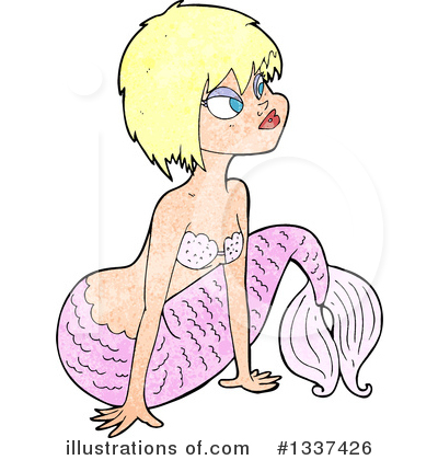 Royalty-Free (RF) Mermaid Clipart Illustration by lineartestpilot - Stock Sample #1337426