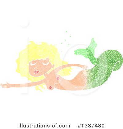 Royalty-Free (RF) Mermaid Clipart Illustration by lineartestpilot - Stock Sample #1337430