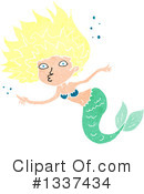 Mermaid Clipart #1337434 by lineartestpilot
