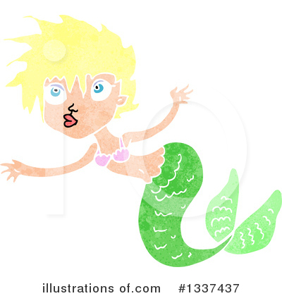 Royalty-Free (RF) Mermaid Clipart Illustration by lineartestpilot - Stock Sample #1337437