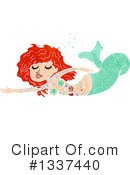 Mermaid Clipart #1337440 by lineartestpilot