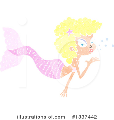 Royalty-Free (RF) Mermaid Clipart Illustration by lineartestpilot - Stock Sample #1337442